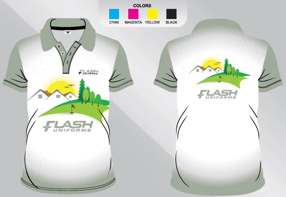 Custom Sublimated Golf Polo Shirt SP10 Metro Workwear.